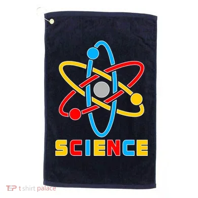 The Atom Science Logo Golf Towel