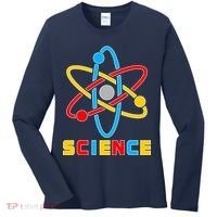 The Atom Science Logo Women's Long Sleeve Shirt thumb 0