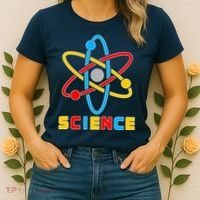 The Atom Science Logo Women's T-Shirt thumb 2