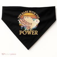 The Babe With The Power USA-Made Doggie Bandana thumb 0