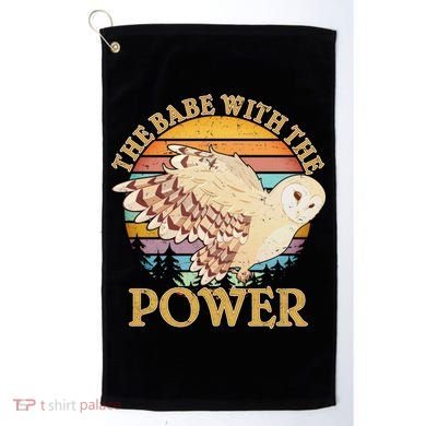 The Babe With The Power Golf Towel