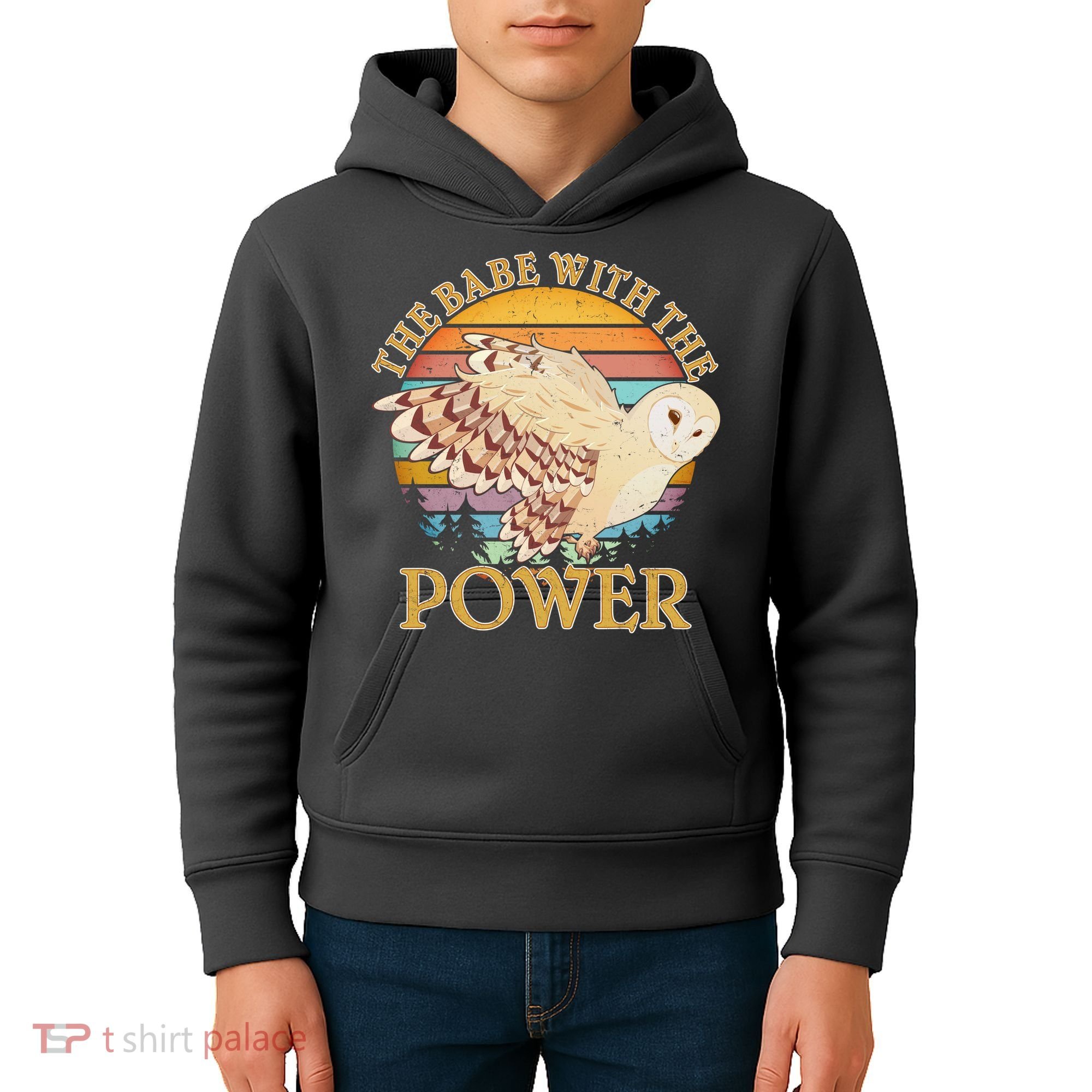 The Babe With The Power Kids Hoodie