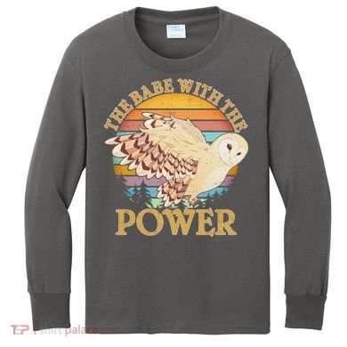 The Babe With The Power Kids Long Sleeve Shirt