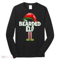 The Bearded Elf Funny Family Christmas Long Sleeve Shirt thumb 0