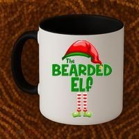 The Bearded Elf Funny Family Christmas Coffee Mug thumb 2