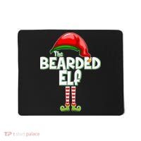 The Bearded Elf Funny Family Christmas Mousepad thumb 0