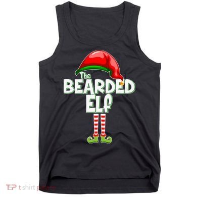 The Bearded Elf Funny Family Christmas Tank Top