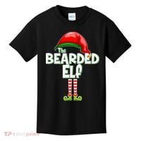 The Bearded Elf Funny Family Christmas Kids T-Shirt thumb 0