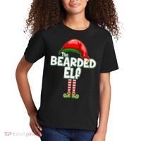 The Bearded Elf Funny Family Christmas Kids T-Shirt thumb 2