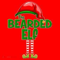 The Bearded Elf Funny Family Christmas Santa Hat thumb 1