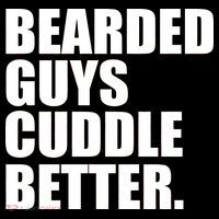 The Bearded Guys Cuddle Better Funny Beard Doggie Tank thumb 4