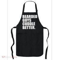 The Bearded Guys Cuddle Better Funny Beard Apron thumb 0