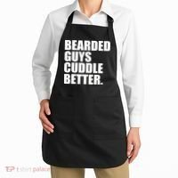 The Bearded Guys Cuddle Better Funny Beard Apron thumb 2