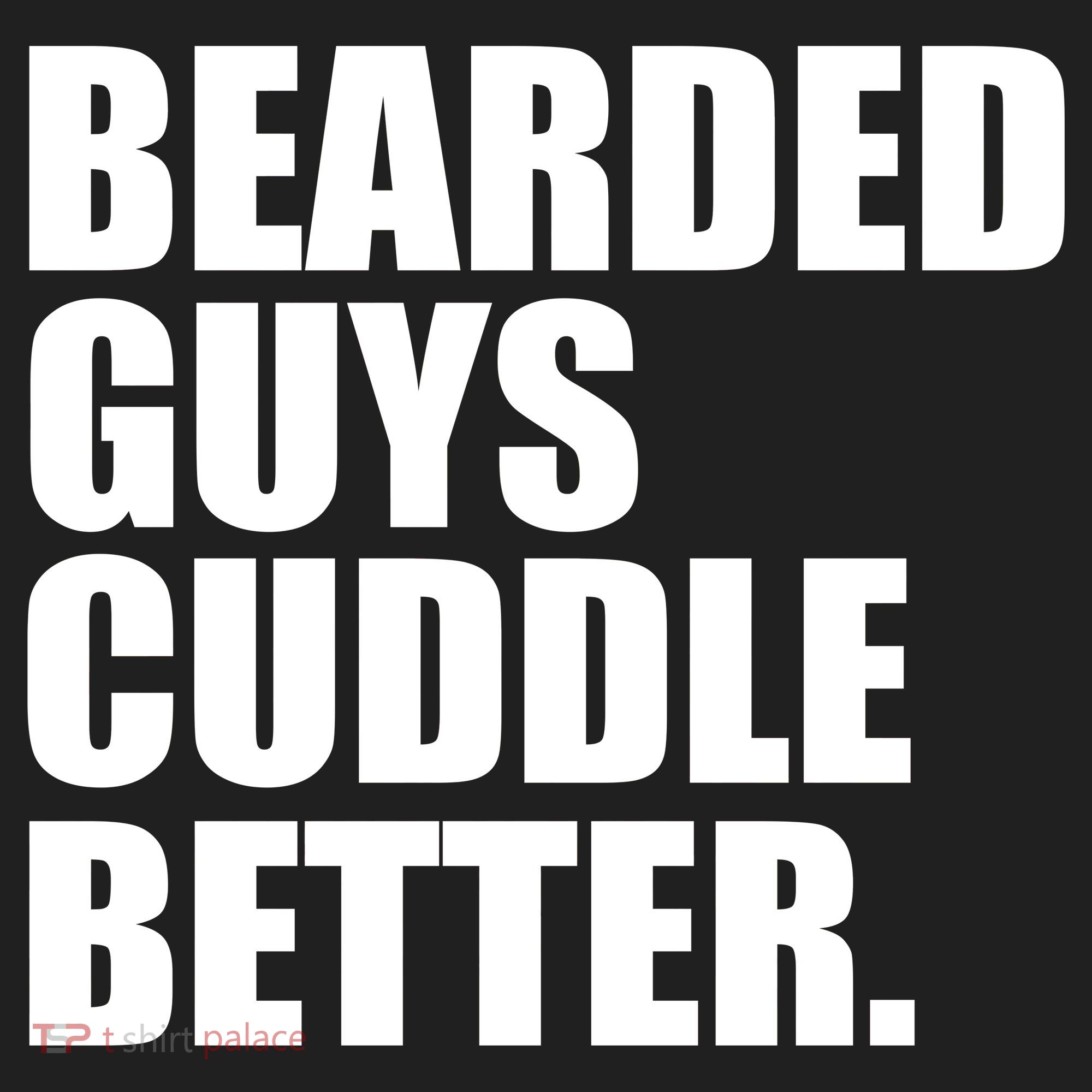 The Bearded Guys Cuddle Better Funny Beard Golf Towel