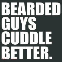 The Bearded Guys Cuddle Better Funny Beard Backpack thumb 2