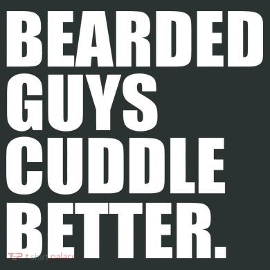 The Bearded Guys Cuddle Better Funny Beard Button
