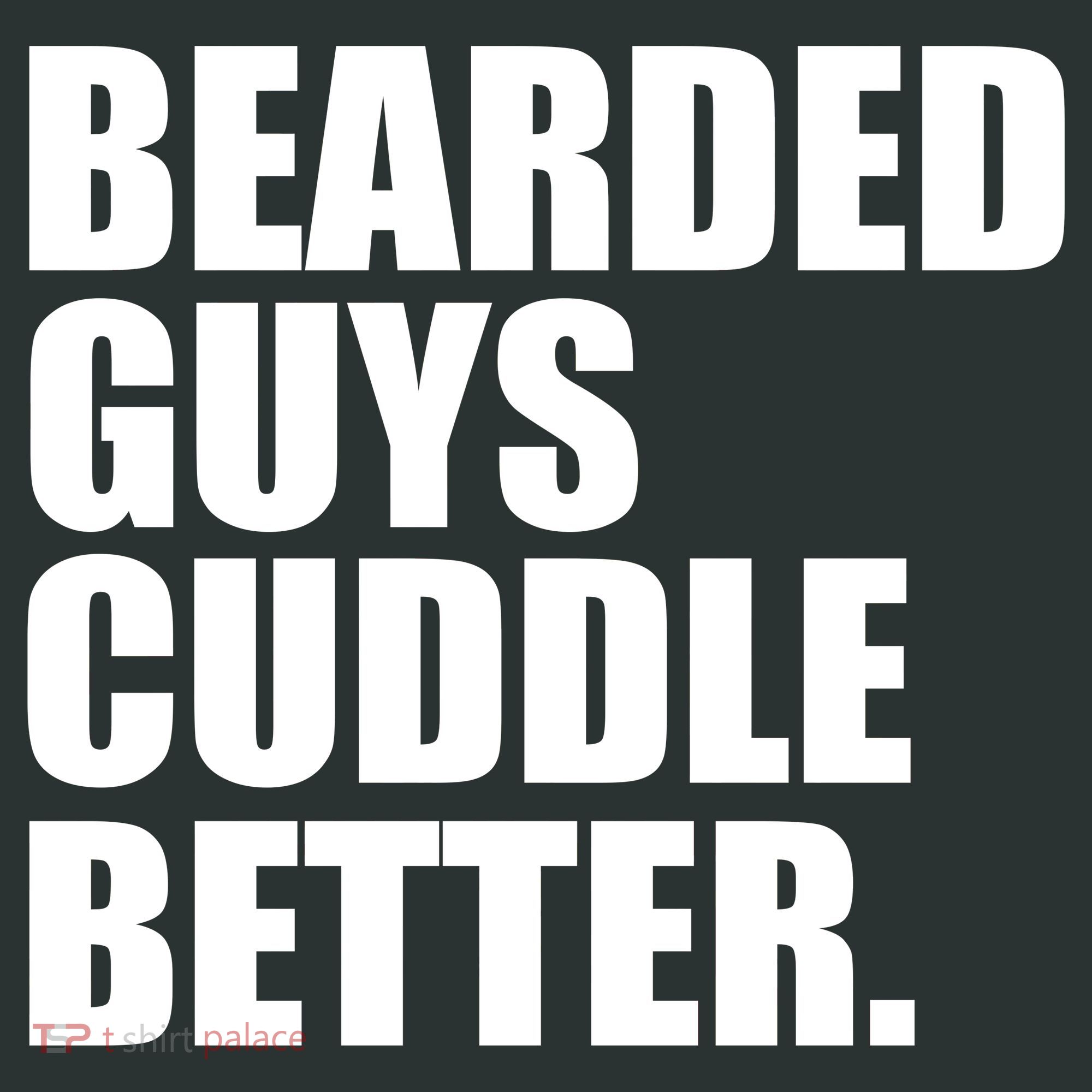 The Bearded Guys Cuddle Better Funny Beard Button