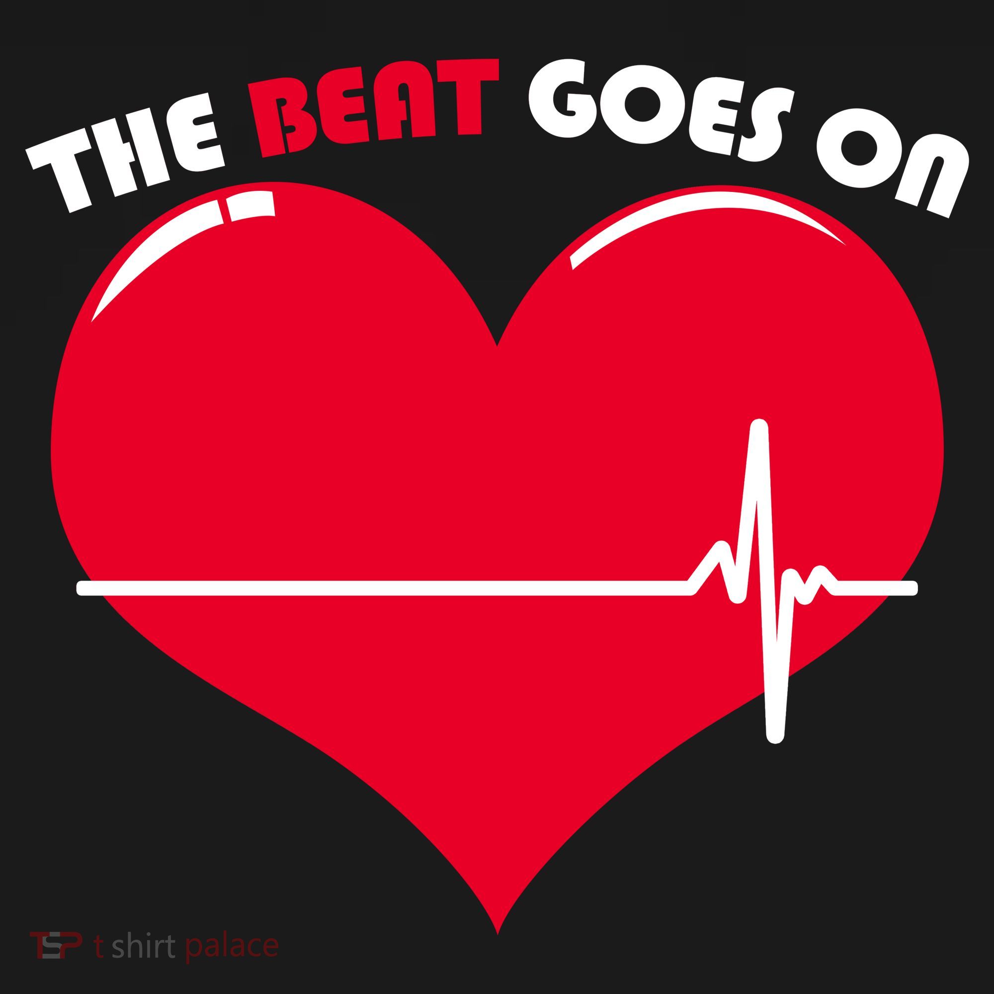 The Beat Goes On Heart Health Awareness Doggie Tank
