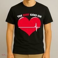 The Beat Goes On Heart Health Awareness T-Shirt thumb 3