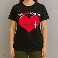 The Beat Goes On Heart Health Awareness T-Shirt thumb 4
