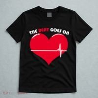The Beat Goes On Heart Health Awareness T-Shirt thumb 5