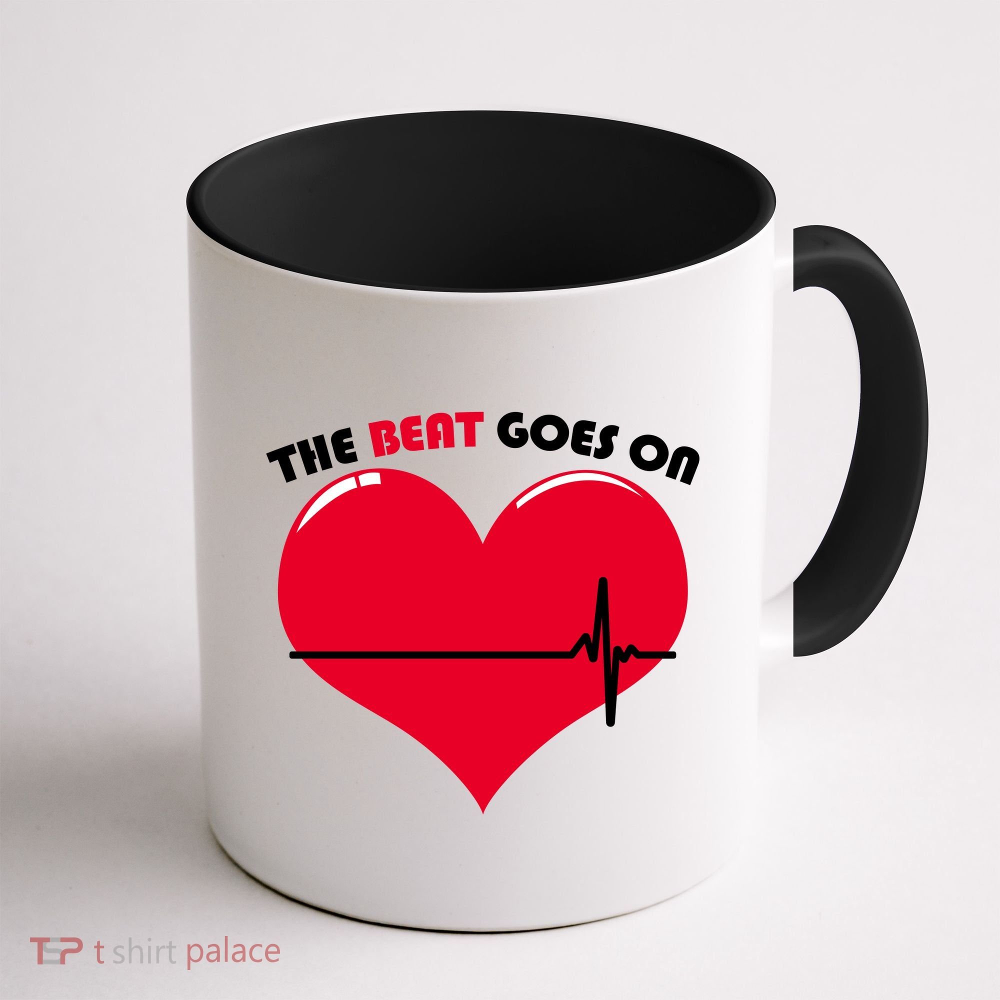 The Beat Goes On Heart Health Awareness Coffee Mug