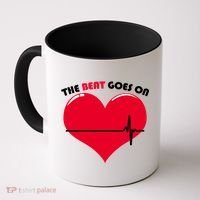 The Beat Goes On Heart Health Awareness Coffee Mug thumb 0