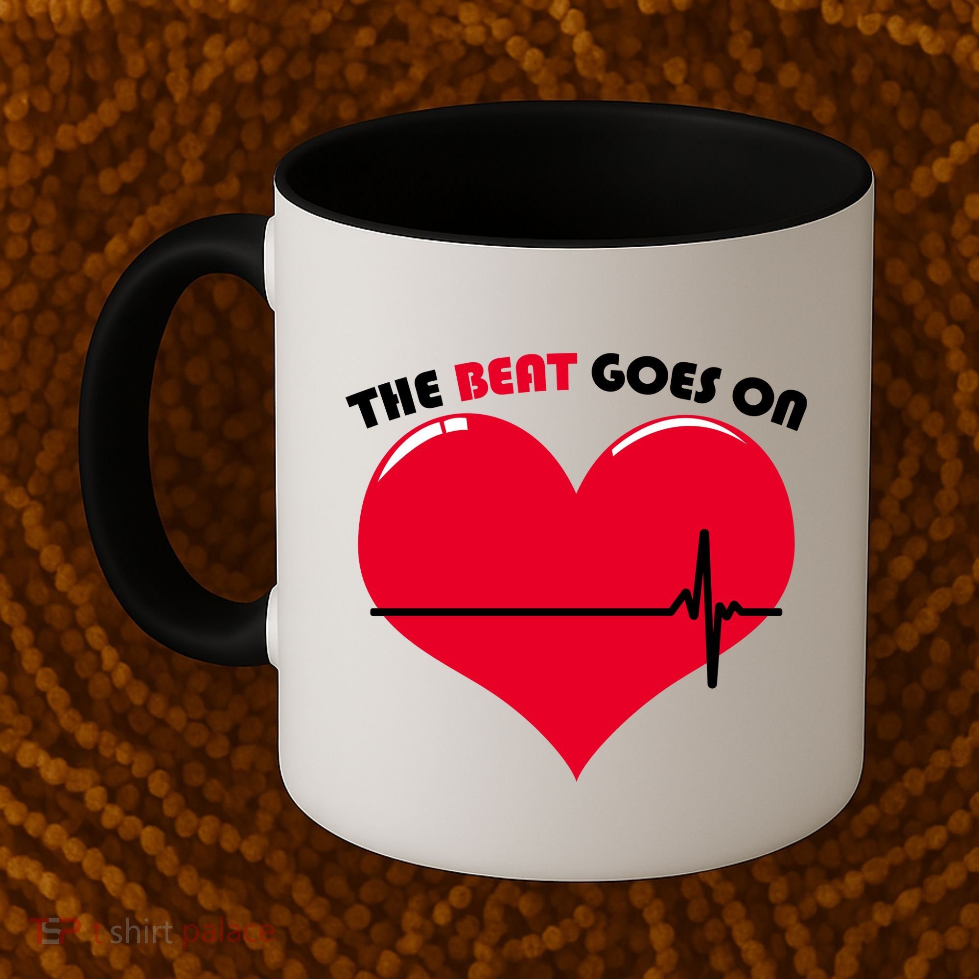 The Beat Goes On Heart Health Awareness Coffee Mug