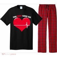 The Beat Goes On Heart Health Awareness Pajama Set thumb 0