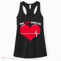 The Beat Goes On Heart Health Awareness Women's Tank Top thumb 0