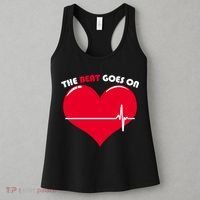 The Beat Goes On Heart Health Awareness Women's Tank Top thumb 3