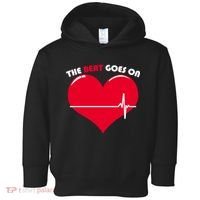 The Beat Goes On Heart Health Awareness Toddler Hoodie thumb 0