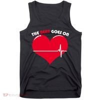 The Beat Goes On Heart Health Awareness Tank Top thumb 0