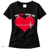 The Beat Goes On Heart Health Awareness Women's T-Shirt thumb 0