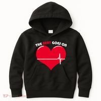 The Beat Goes On Heart Health Awareness Kids Hoodie thumb 0