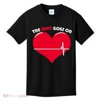 The Beat Goes On Heart Health Awareness Kids T-Shirt thumb 0