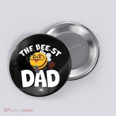The Bee-st Dad Button