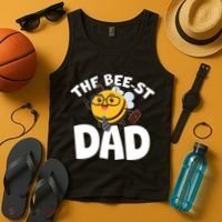 The Bee-st Dad Tank Top thumb 4
