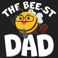 The Bee-st Dad Golf Towel thumb 3