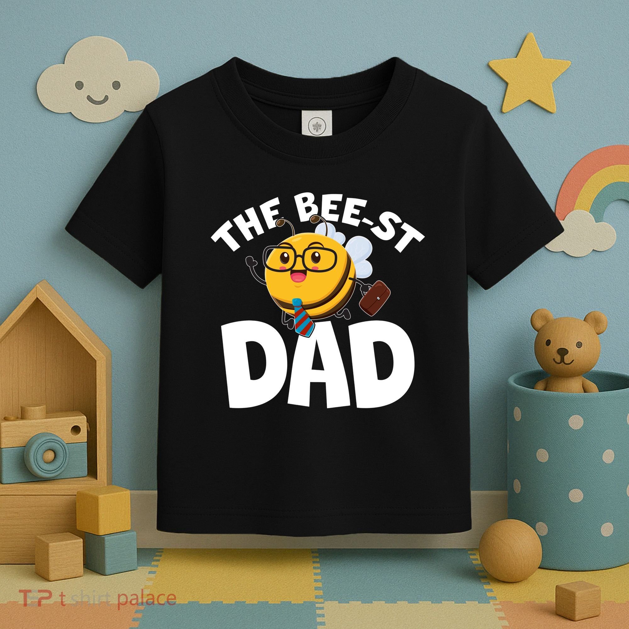 The Bee-st Dad Toddler T-Shirt