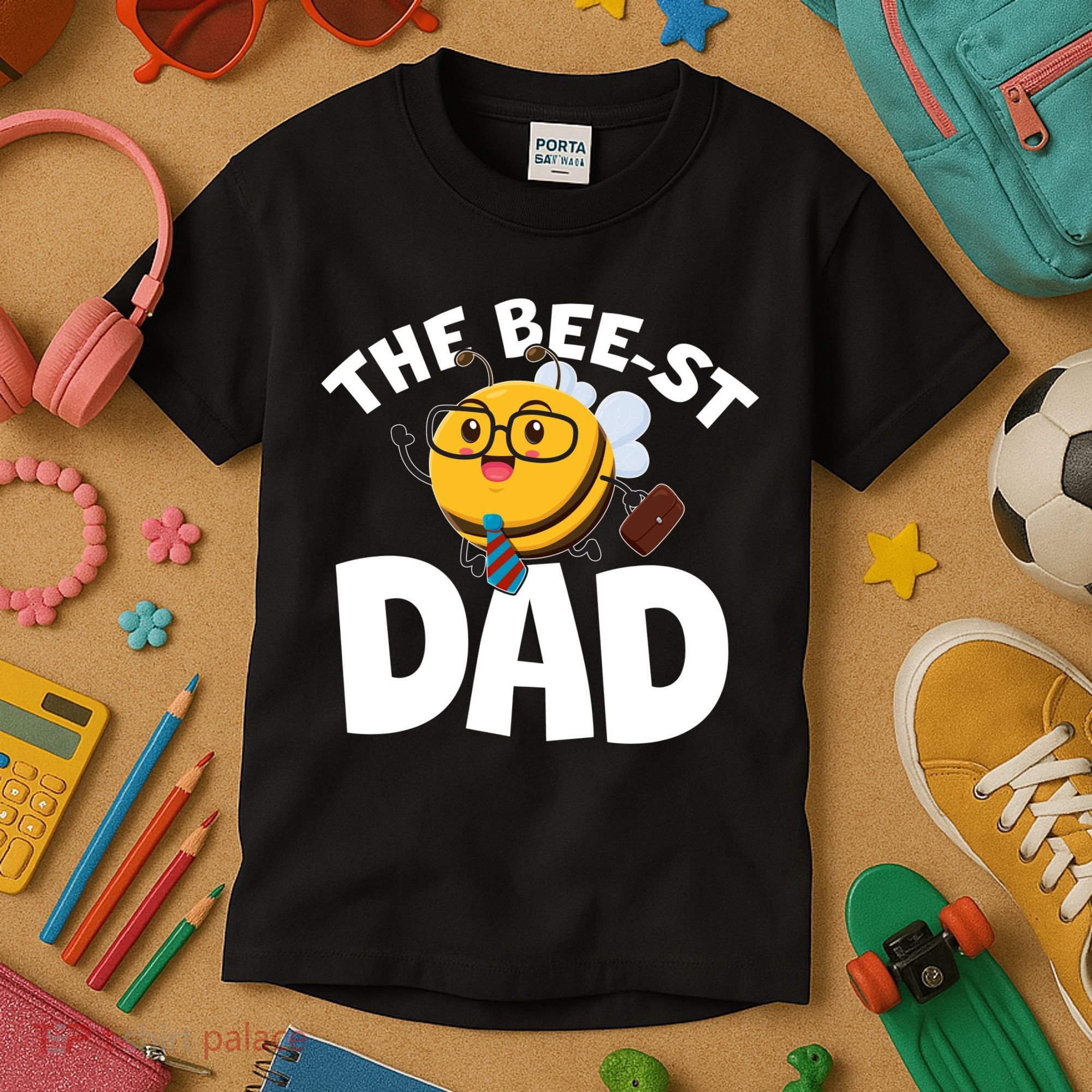 The Bee-st Dad Kids T-Shirt