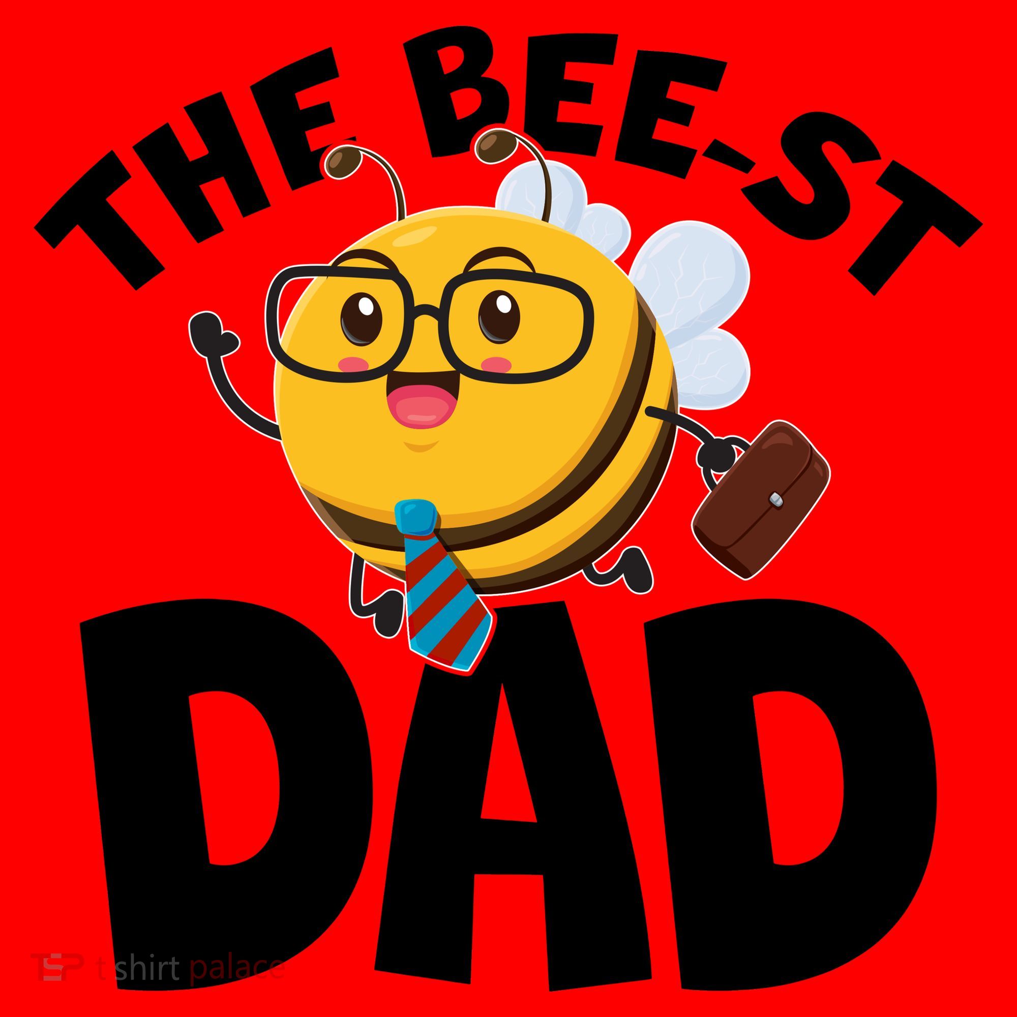 The Bee-st Dad Santa Hat