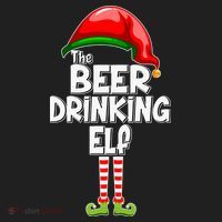 The Beer Drinking Elf Family Matching Christmas Women's Sweatshirt thumb 2