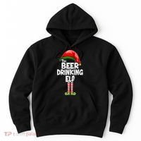 The Beer Drinking Elf Family Matching Christmas Hoodie thumb 0