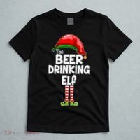 The Beer Drinking Elf Family Matching Christmas T-Shirt thumb 5