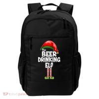 The Beer Drinking Elf Family Matching Christmas Backpack thumb 0