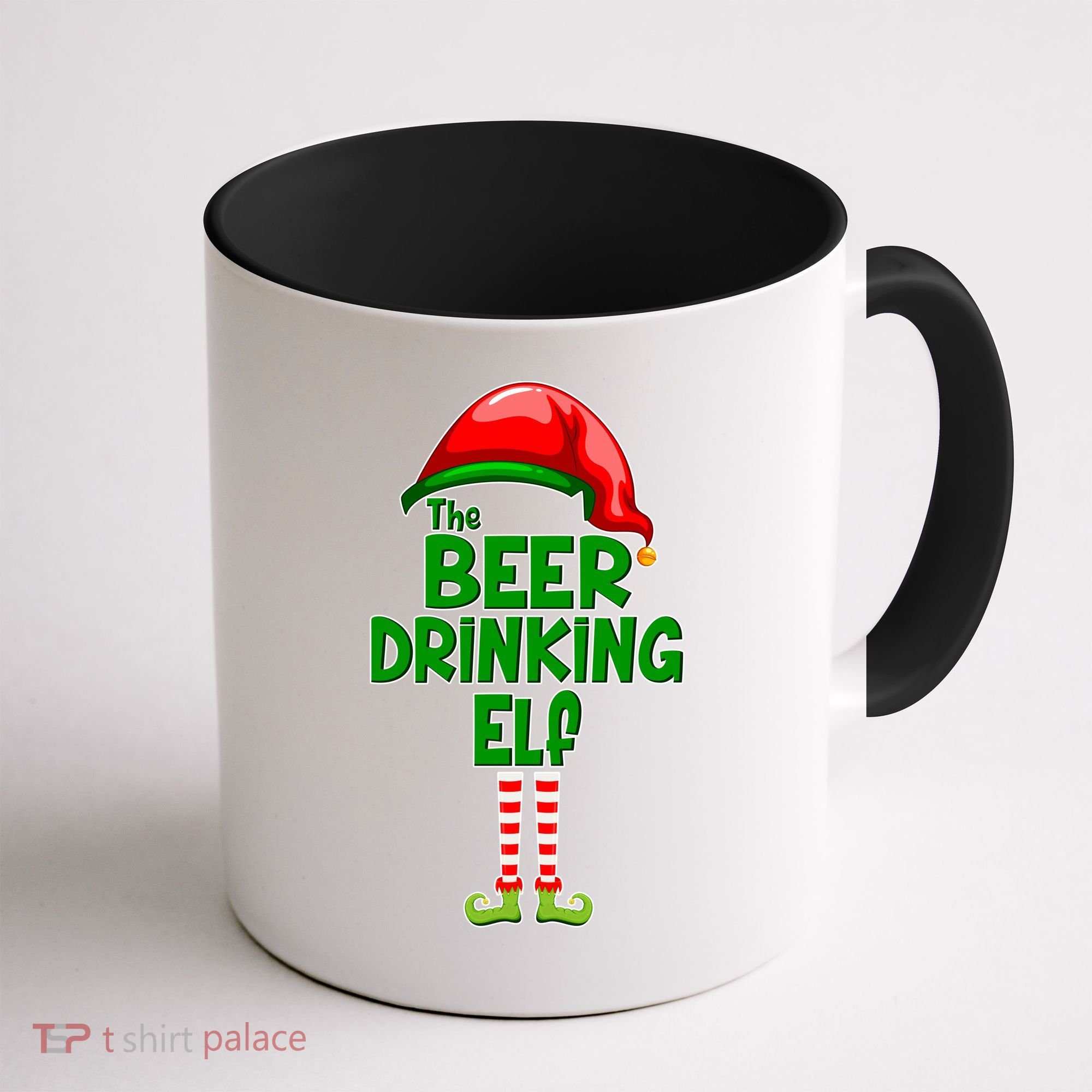 The Beer Drinking Elf Family Matching Christmas Coffee Mug