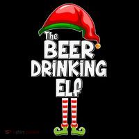 The Beer Drinking Elf Family Matching Christmas Women's Hoodie thumb 2
