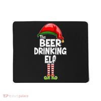 The Beer Drinking Elf Family Matching Christmas Mousepad thumb 0