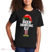The Beer Drinking Elf Family Matching Christmas Kids T-Shirt thumb 2